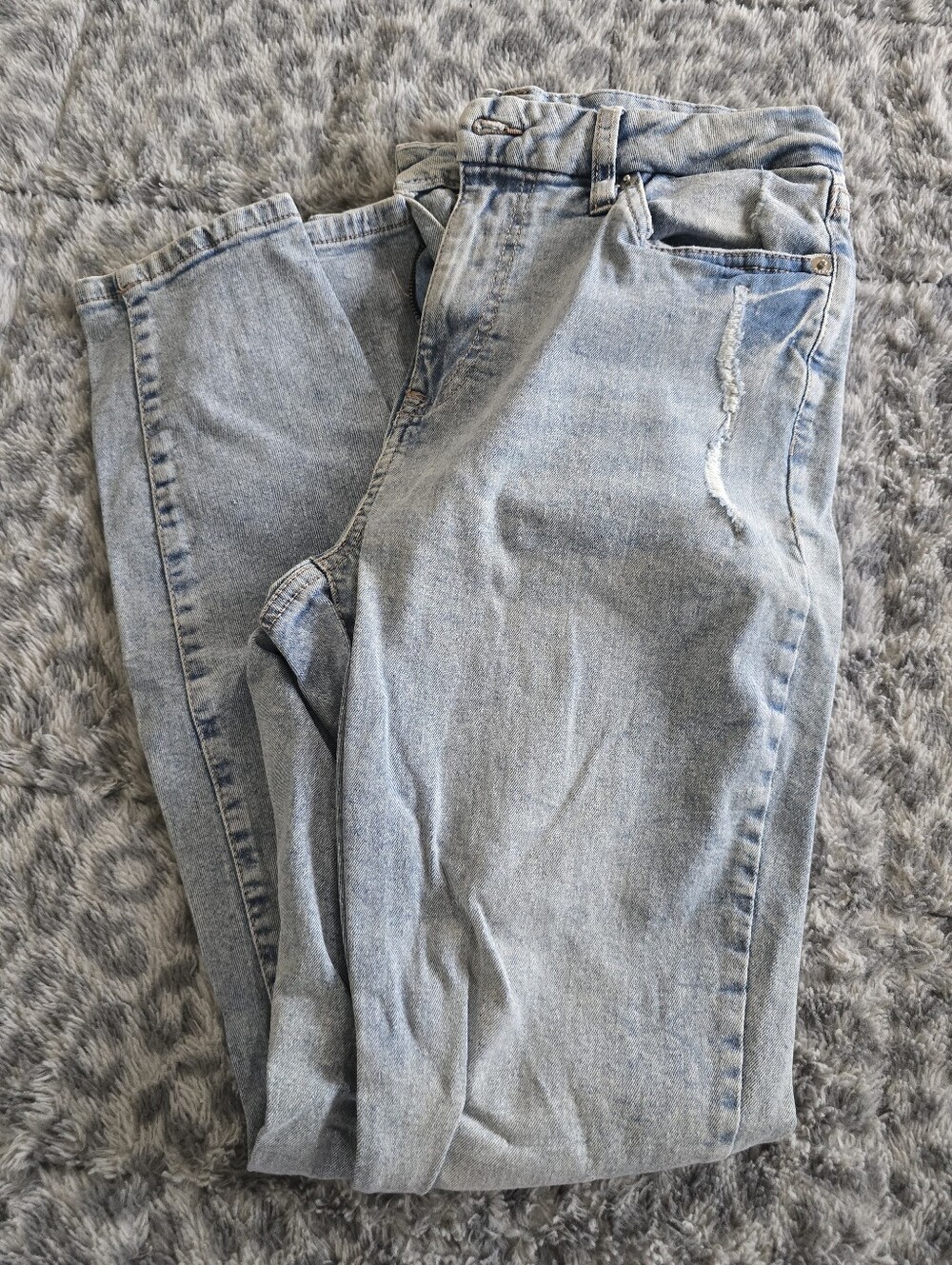 Aeropostale Light Blue High-Rise Curvy Jeggings